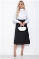 Юбка миди Всегда на отлично (черная) Ю14723-2М Ю14723-2М - фото 445453