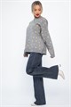 Свитер оверсайз Анита (серый) Б14759-1М Б14759-1М - фото 445485