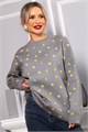 Свитер оверсайз Анита (серый) Б14759-1М Б14759-1М - фото 445492