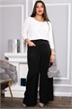 Брюки палаццо Креатив (черные) Б14636-24М Б14636-24М - фото 445558