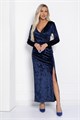 Платье Ночное сияние (темно-синее) П11933 П11933 - фото 445611