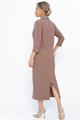 Платье трикотажное Каприччио (коричневое) П14591-10М П14591-10М - фото 445815
