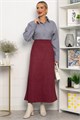 Юбка макси Алана (бордовая) Ю14254-6М Ю14254-6М