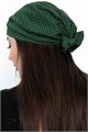 Чалма с бантом (зелено-бежевая) ЧБ4-23М ЧБ4-23М - фото 445894