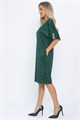 Платье трикотажное Кайла (зеленое) П14587-10М П14587-10М - фото 445911