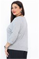 Блуза Ума (серая) Б14631-50М Б14631-50М - фото 445944
