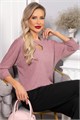 Блуза Ума (темно-розовая) Б14595-50М Б14595-50М - фото 446225