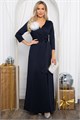 Платье Сияющий выход (темно-синее) П14444-4М П14444-4М