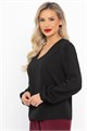 Блуза Глэдис (черная) Б14657-31М Б14657-31М - фото 446424