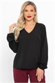 Блуза Глэдис (черная) Б14657-31М Б14657-31М - фото 446427