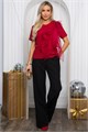 Блуза праздничная трикотажная Риана (красная) Б14618-5М Б14618-5М - фото 446434