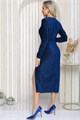 Платье Диана (синее) П12181-21 П12181-21 - фото 446479