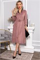 Платье замшевое Дарьяна НЬЮ (пыльная роза) П14651-18М П14651-18М - фото 446496