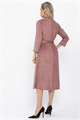Платье замшевое Дарьяна НЬЮ (пыльная роза) П14651-18М П14651-18М - фото 446498
