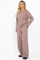 Костюм трикотажный Осенний комфорт (коричневый) К14680-30М К14680-30М - фото 446526