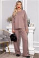 Костюм трикотажный Осенний комфорт (коричневый) К14680-30М К14680-30М - фото 446528
