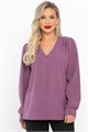 Блуза Марго (лиловая) Б14633-43М Б14633-43М - фото 446621