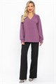 Блуза Марго (лиловая) Б14633-43М Б14633-43М - фото 446624