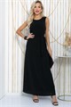Платье Алхери (черное) П11758 П11758 - фото 446747