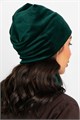 Комплект шапка шестиклинка и снуд (зеленый) ШШС5-23М ШШС5-23М - фото 446762