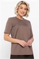 Футболка кружевная Нэсти (коричневая) Б14656-10М Б14656-10М - фото 446877