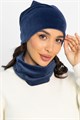 Комплект шапка шестиклинка и снуд (синяя) ШШС6-23М ШШС6-23М