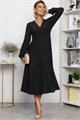 Платье трикотажное Эхо лета (черное) П14366-1М П14366-1М