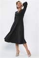 Платье трикотажное Эхо лета (черное) П14366-1М П14366-1М