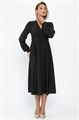 Платье трикотажное Эхо лета (черное) П14366-1М П14366-1М