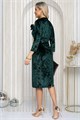 Платье Зимняя роза (зеленое) П12193-35 П12193-35 - фото 447191