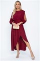 Платье Танго вдвоем (бордовое) П11824 П11824 - фото 447246
