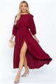 Платье Танго вдвоем (бордовое) П11824 П11824 - фото 447247