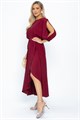 Платье Танго вдвоем (бордовое) П11824 П11824 - фото 447253