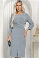 Платье Время желаний (серебро) П12269-19 П12269-19 - фото 447284