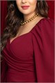 Платье праздничное Ионами (бордовое) П14416-13М П14416-13М