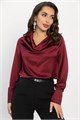 Блуза Шелковая сказка (рубин) Б14382-34М Б14382-34М