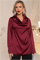 Блуза Шелковая сказка (рубин) Б14382-34М Б14382-34М