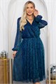 Платье праздничное Млечный путь (бирюзовое) П14646-5М П14646-5М - фото 447343