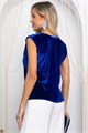 Блуза Акватик (синяя) Б14606-47М Б14606-47М