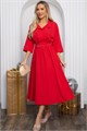 Платье с поясом Доминанта НЬЮ (алое) П14614-16М П14614-16М