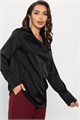 Блуза Шелковая сказка (черная) Б14379-33М Б14379-33М