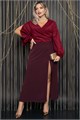 Платье Иллюзия (винный) П14435-13М П14435-13М