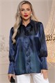 Блуза Вернисаж (сапфир) Б14317-34М Б14317-34М