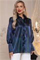 Блуза Вернисаж (сапфир) Б14317-34М Б14317-34М