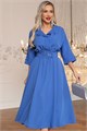 Платье с поясом Доминанта НЬЮ (васильковое) П14344-16М П14344-16М
