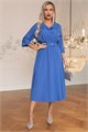 Платье с поясом Доминанта НЬЮ (васильковое) П14344-16М П14344-16М