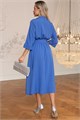Платье с поясом Доминанта НЬЮ (васильковое) П14344-16М П14344-16М