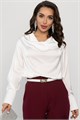 Блуза Шелковая сказка (белая) Б14380-33М Б14380-33М