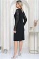 Платье Элегантная леди (черное) П12021 П12021 - фото 447970