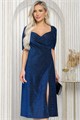 Платье Мистери (синее) П12240-21 П12240-21 - фото 448005